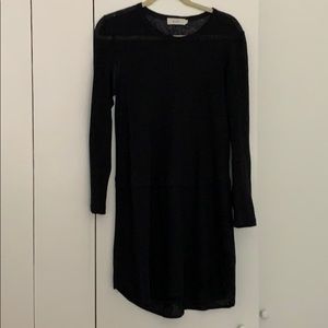 ALC long sleeve black dress